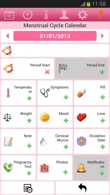 Menstrual Cycle Calendar android App screenshot 6